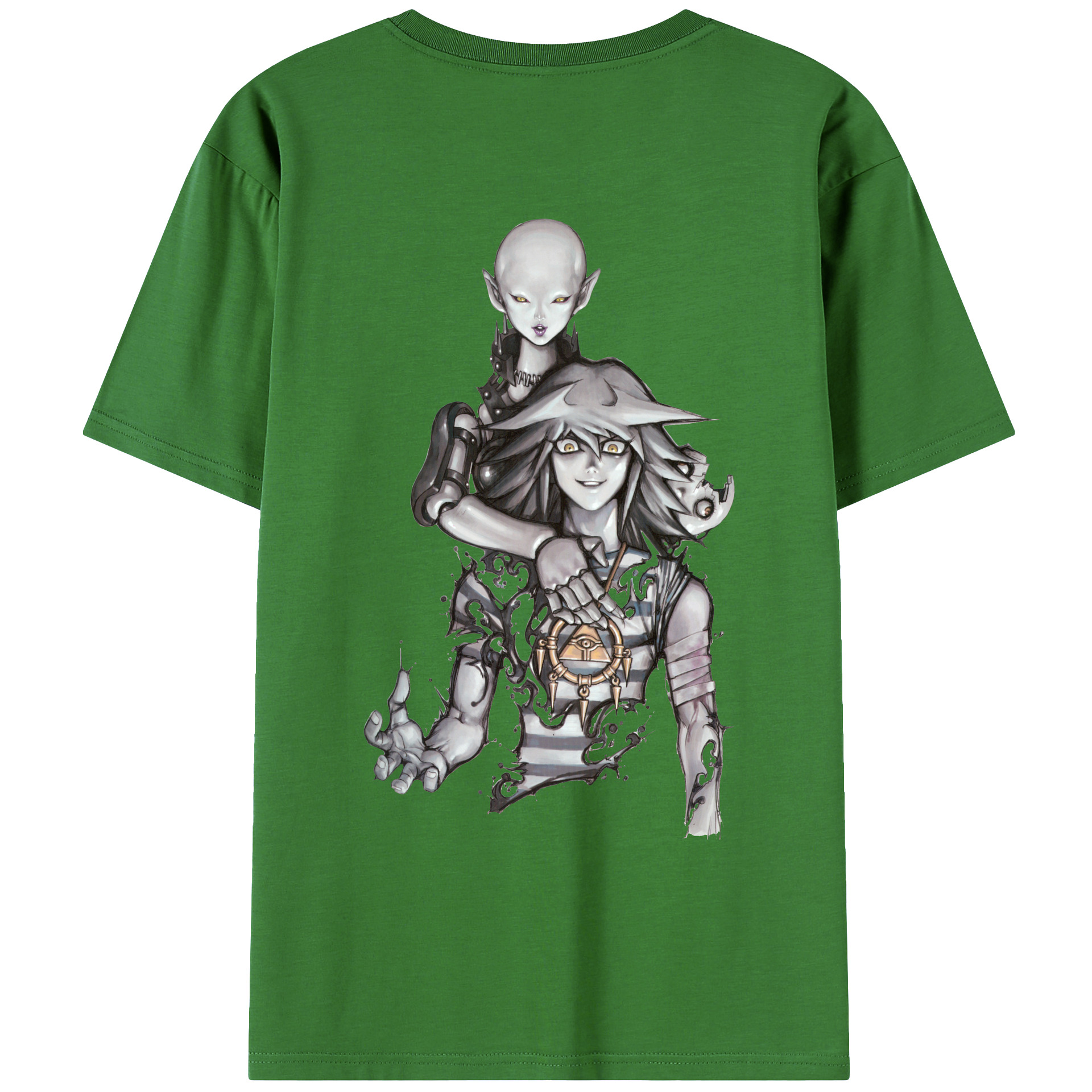 （画像用） 遊☆戯☆王 Yu-Gi-Oh! レディース半袖Tシャツ(バックプリント)